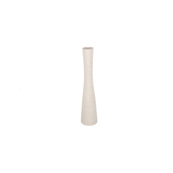 Vaso bianco in ceramica (altezza totale 29 cm) Cone – S|P Collection-image-2