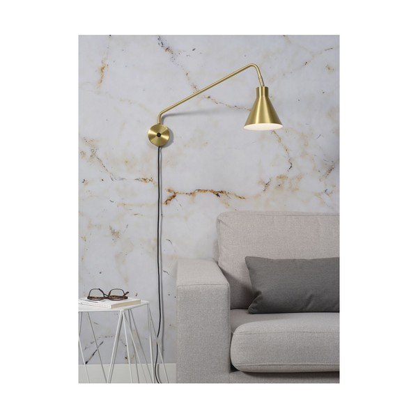 Lampada da parete color oro ø 16 cm Lyon - it's about RoMi-image-1