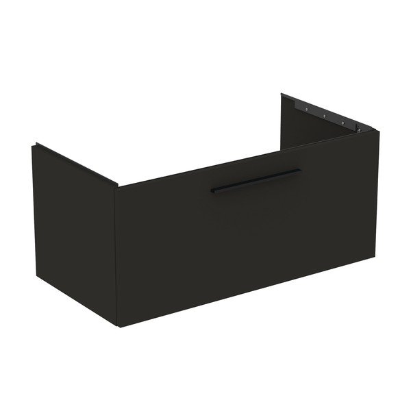 Mobile per lavabo antracite a sospensione 100x44 cm i.Life B - Ideal Standard-image-3