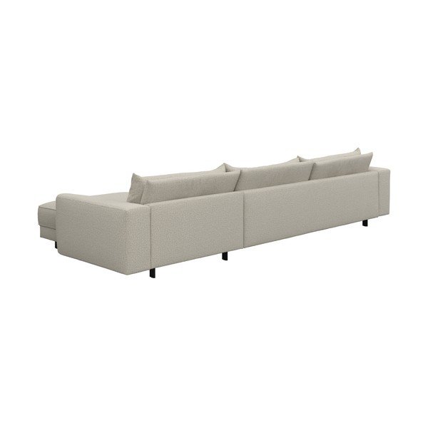 Divano angolare variabile beige Samba - Furninova-image-4