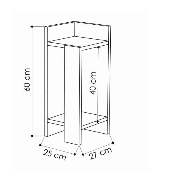 Set di 2 comodini bianchi Elos - Decortie-image-2