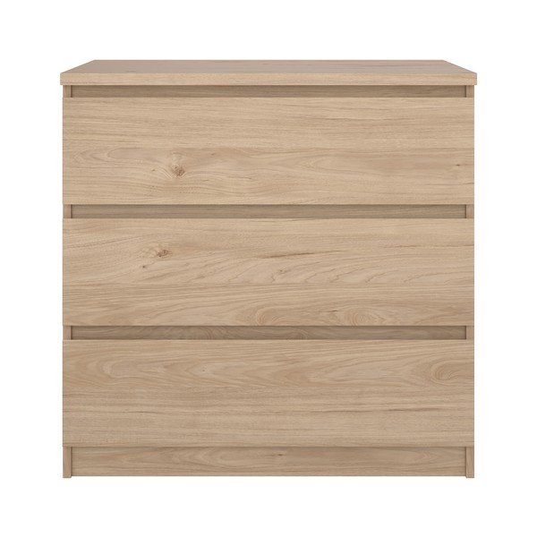 Credenza di colore naturale con effetto rovere 77x76x50 cm Naia – Tvilum-image-2