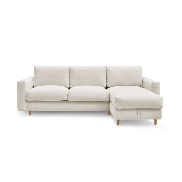 Divano angolare beige Nouveau Cocoone – Bobochic Paris