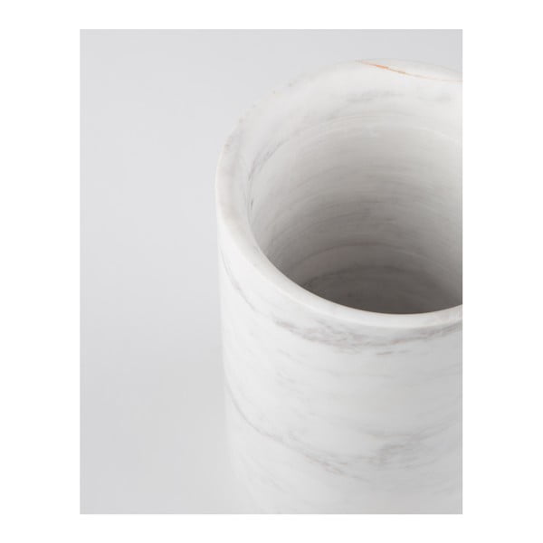 Vaso in marmo bianco Fajen - Zuiver-image-3