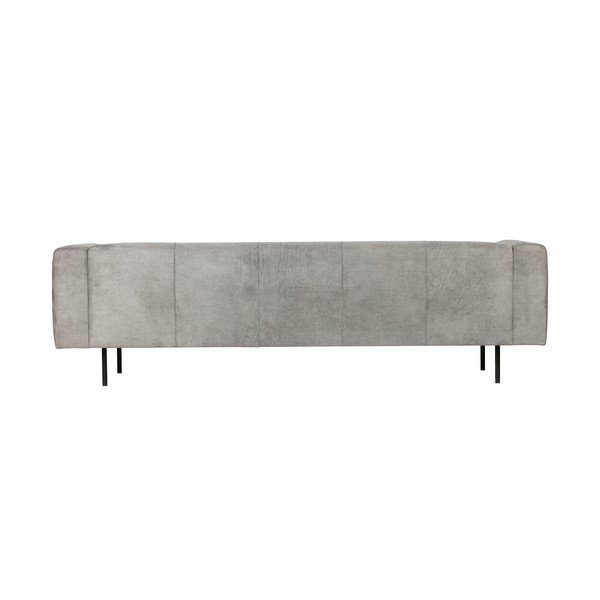 Divano in similpelle grigio chiaro Skin, 250 cm - vtwonen-image-3