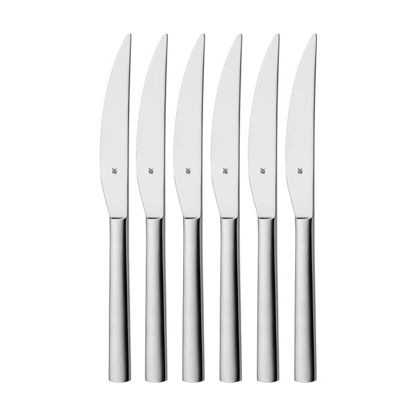 Set di 6 coltelli da bistecca in acciaio inox Nuova - WMF