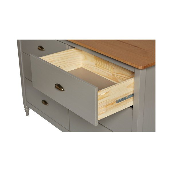 Cassettiera Joyce in legno di pino - Marckeric-image-2