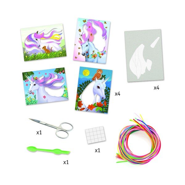 Set creativo Unicorni arcobaleno - Djeco-image-3