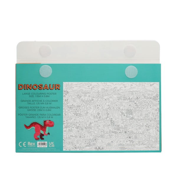 Libro da colorare Baby Dinos – Rex London-image-4
