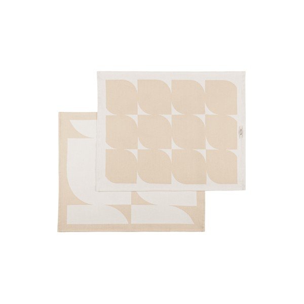 Set di strofinacci in cotone 2 pz 50x63 cm Abi – noo.ma