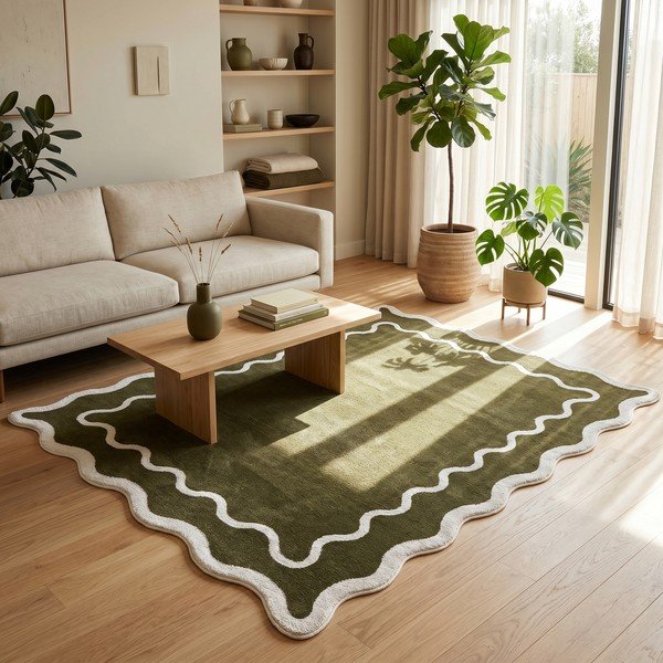 Tappeto verde scuro 120x170 cm Dolce - ESTE-image-4