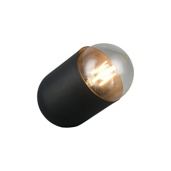 Lampada da tavolo nera in metallo (altezza totale 13,5 cm) Nara – Reality-image-3