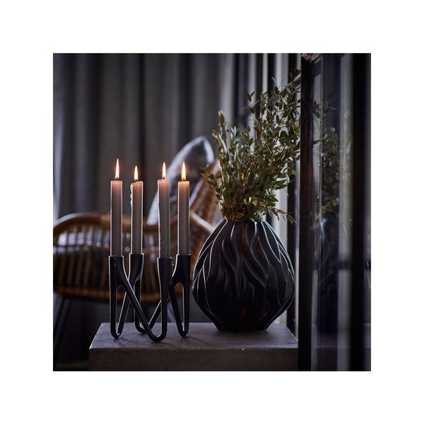 Vaso in porcellana nera Flame - Morsø-image-1