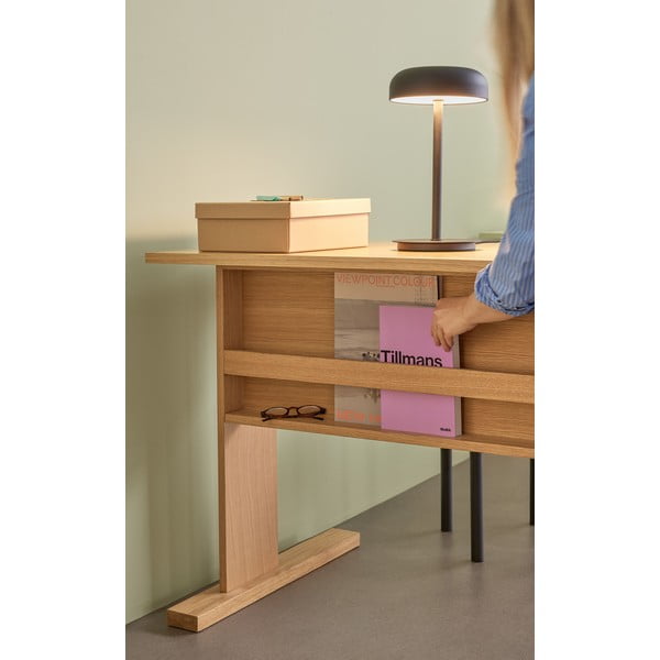 Lampada da tavolo dimmerabile a LED nera (altezza 37 cm) Velo - Hübsch-image-4