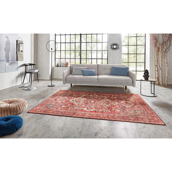 Tappeto rosso , 200 x 290 cm Leta - Nouristan-image-3