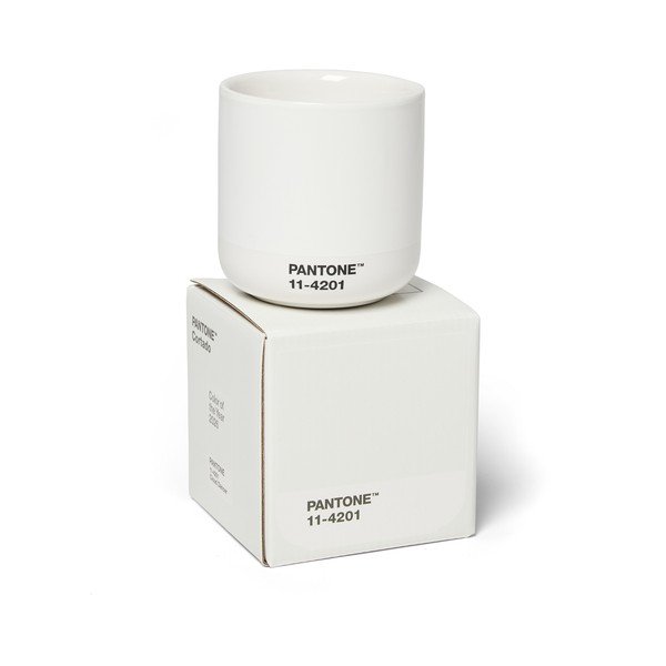 Tazzina per cappuccino bianca in ceramica 175 ml Cortado Cloud Dancer – Pantone-image-2