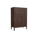 Armadio marrone scuro effetto rovere 90x130 cm Arun - Unique Furniture