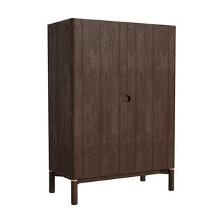 Armadio marrone scuro effetto rovere 90x130 cm Arun - Unique Furniture