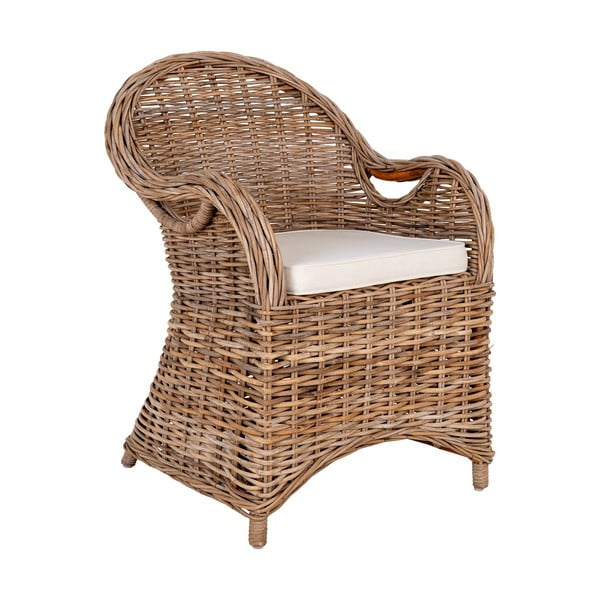 Set di sedie da giardino in rattan di colore naturale 2 pz Larisa - House Nordic