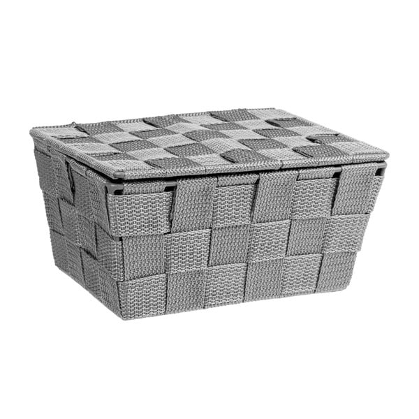 Cestino grigio con coperchio Adria - Wenko-image-1