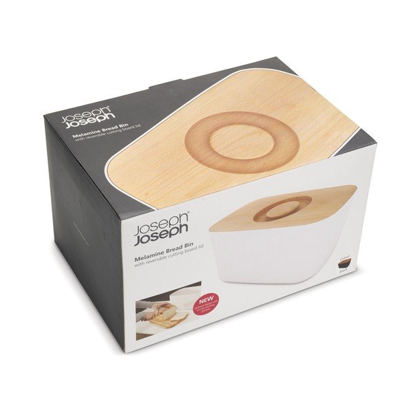 Černá nádoba na chléb s prkénkem Joseph Joseph Bread Bin-image-4