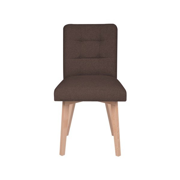 Hnědá židle Micadoni Home Lucio