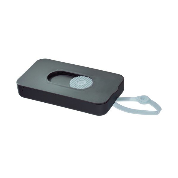 Distributore di fazzoletti da viaggio grigio Clean - iDesign-image-2