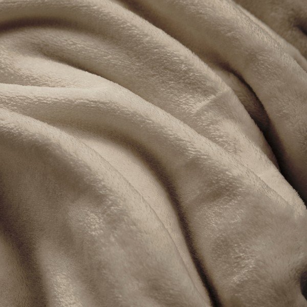Coperta grigio tortora in microflanella 220x240 cm Flanou – douceur d'intérieur-image-2