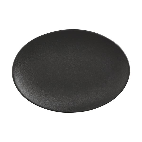 Piatto in ceramica nera Caviar, 35 x 25 cm - Maxwell & Williams