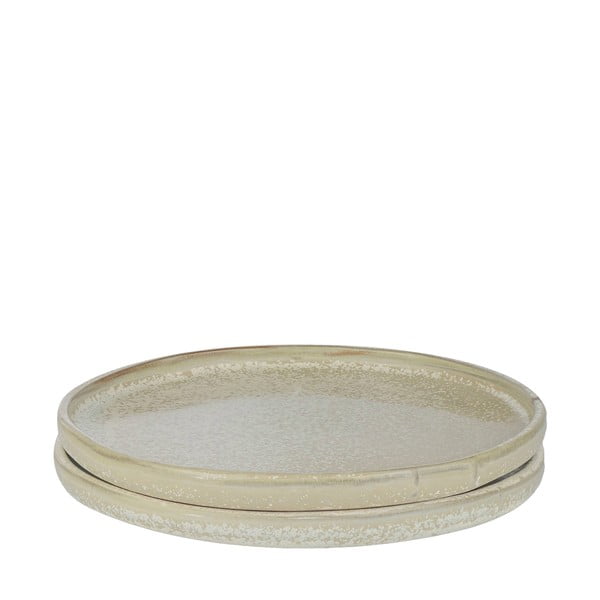 Piatti beige in set di 2 pezzi in pietra ø 20 cm Sand Grain - Mette Ditmer Denmark