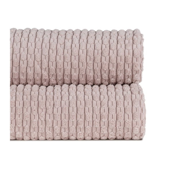 Copriletto rosa con rivestimento trapuntato 180x260 cm – Ixia