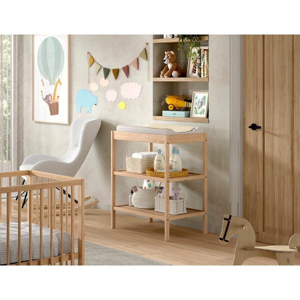 Fasciatoio di colore naturale in faggio massiccio Dino – Vipack-image-1