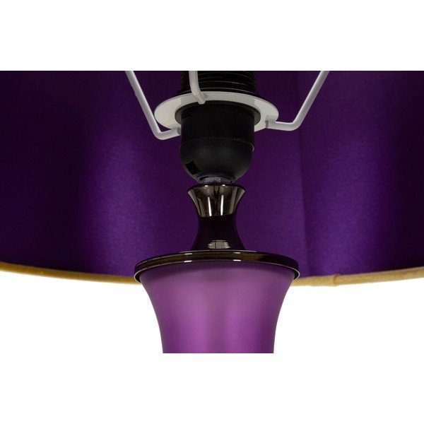 Lampada da terra gialla/viola con paralume in tessuto (altezza totale 167 cm) Milva One – Mauro Ferretti-image-2