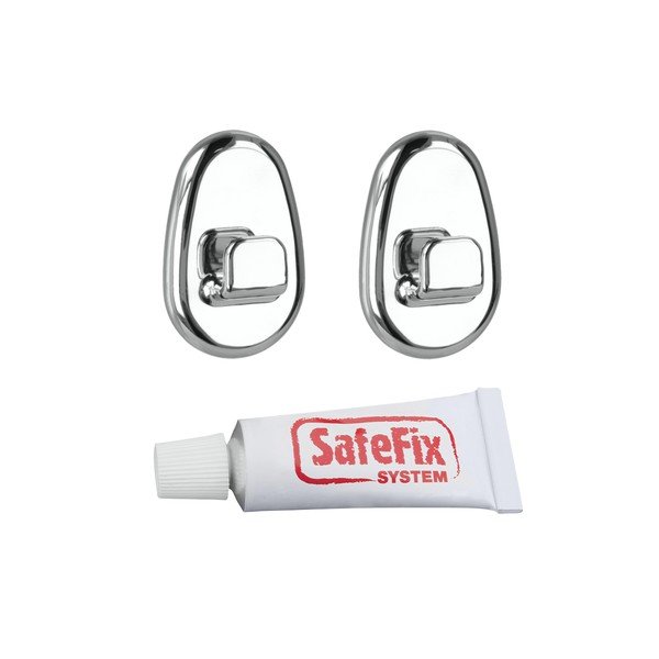 set di fissaggio senza foratura 2 pz Orbit - Metaltex-image-1