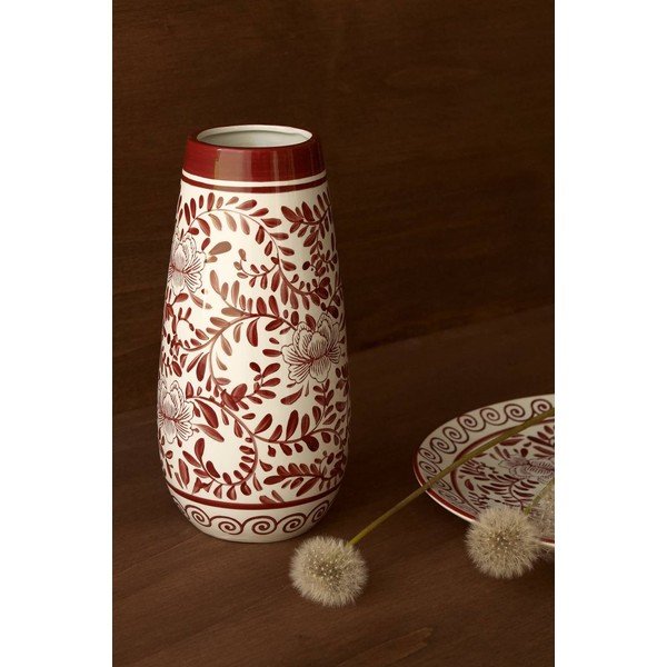 Vaso rosso (altezza totale 26 cm) Melissa – Ellos Home-image-1