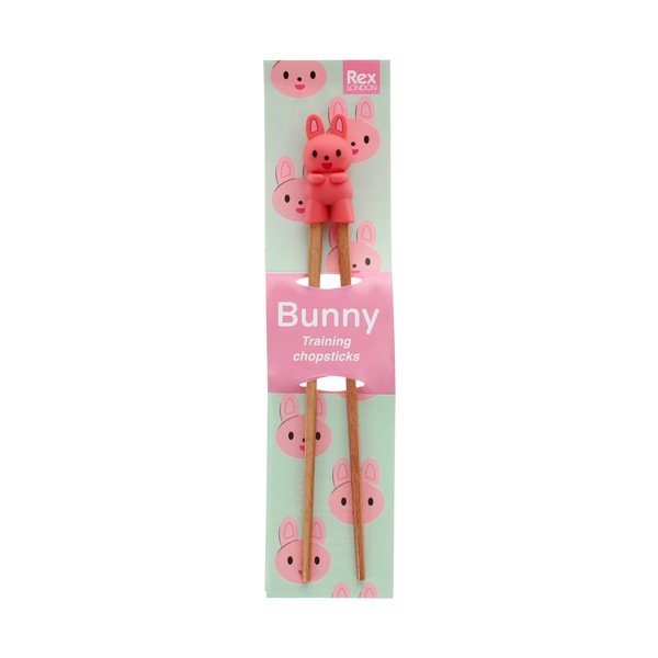 Bacchette da allenamento per bambini di colore naturale in legno Bunny – Rex London-image-4