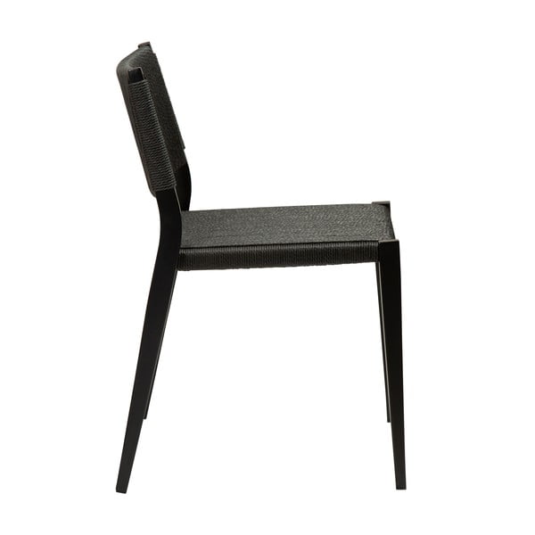 Sedia da pranzo nera Loop - DAN-FORM Denmark-image-3