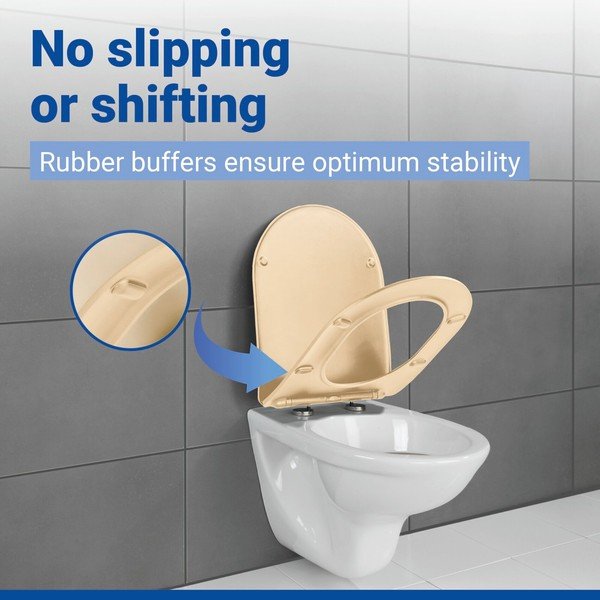 Sedile WC con chiusura Easy-Close (automatica) 36 x 46 cm Galati – Wenko-image-4