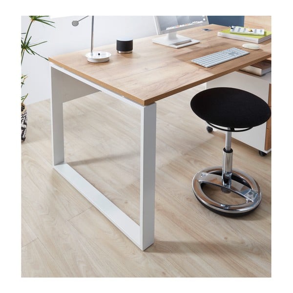 Tavolo da lavoro in rovere 158x79 cm Lioni - Germania-image-1