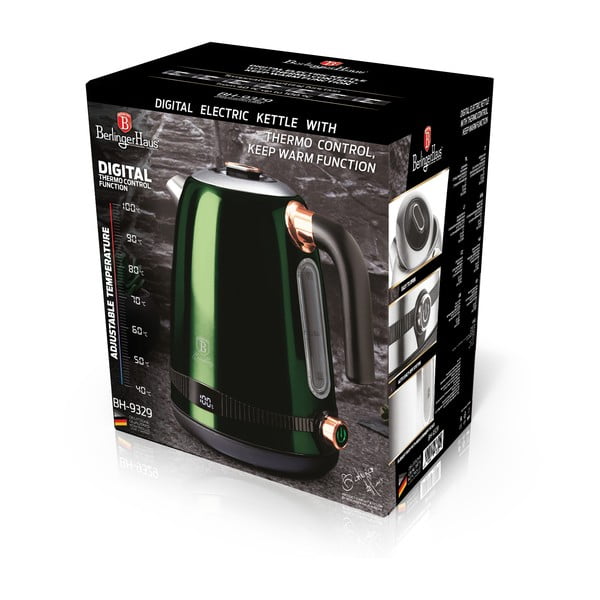 Bollitore verde 1,7 l Emerald Collection - BerlingerHaus-image-4