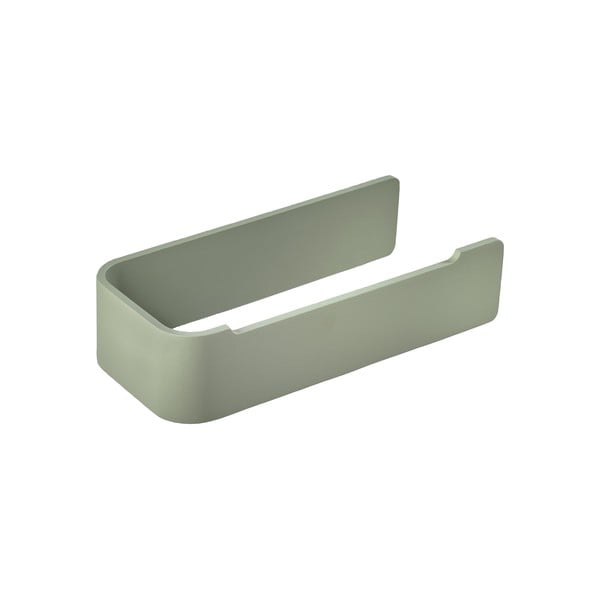 Porta carta igienica da parete verde chiaro in metallo Ume – Zone-image-1