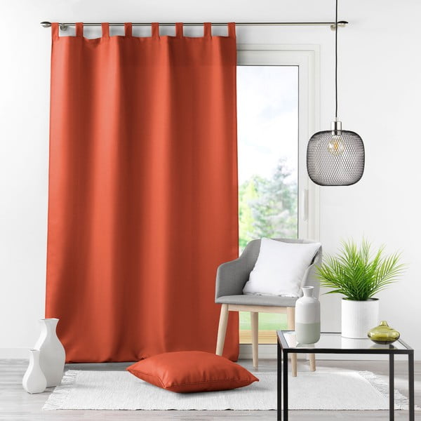 Tenda color mattone 140x260 cm Essentiel - douceur d'intérieur-image-4