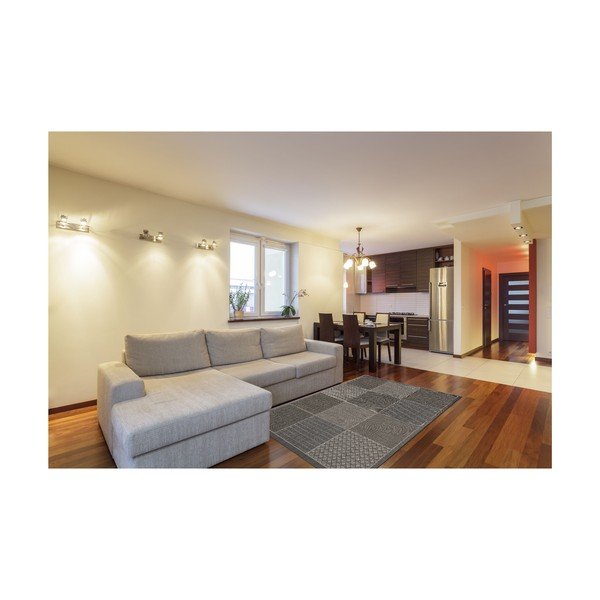 Vysoce odolný koberec vhodný do exteriéru Floorita Quadrotta, 160 x 230 cm