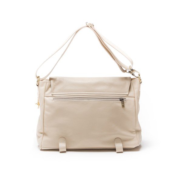 Kožená kabelka Luisa Vanini 2093 Beige-image-2