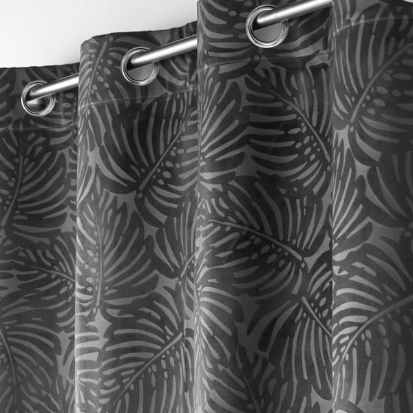 Tenda in velluto antracite 140x240 cm Analia - douceur d'intérieur-image-1