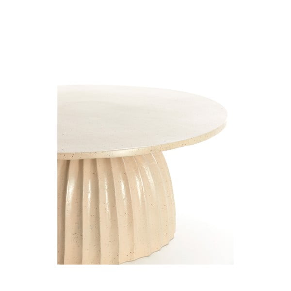 Tavolino rotondo in metallo ø 70 cm Veglia - Light & Living-image-1