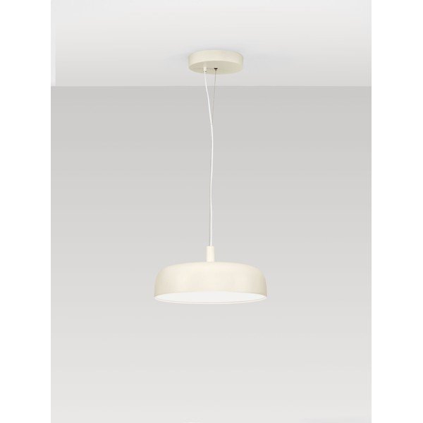 Lampadario LED color crema in alluminio con intensità regolabile ø 40 cm Noelia – Nova Luce-image-3