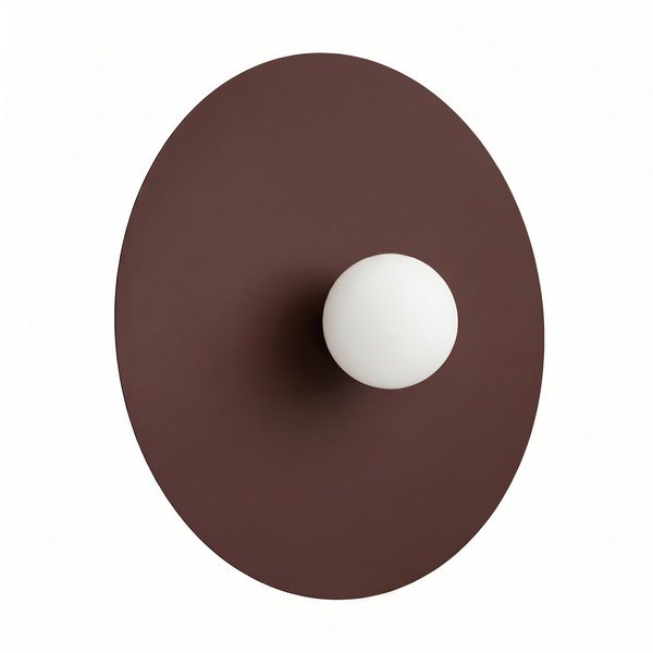 Lampada da parete marrone in metallo ø 50 cm AKE – Thoro