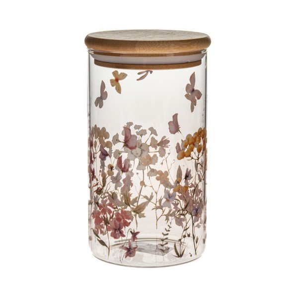 Contenitore per alimenti in vetro alimentare Flowers – Dakls