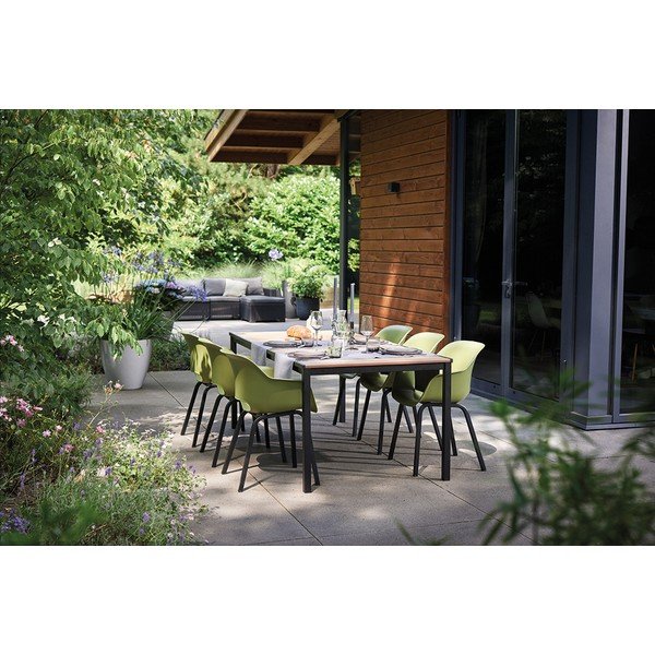 Sedie da esterno in set verdi in metallo/in plastica 2 pz Noa Duo – Keter-image-4